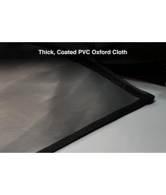 GuineaLoft Mata pod Klatkę dla Zwierząt Wodoodporna Suwak Czarna 152x76 cm