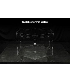 GuineaLoft Mata pod Klatkę dla Zwierząt Wodoodporna Suwak Czarna 152x76 cm