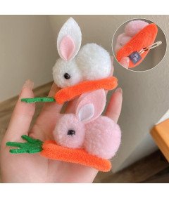 Opaski na Głowę Uszy Króliczka Zestaw 3 Sztuki z Królikiem Wielkanocnym