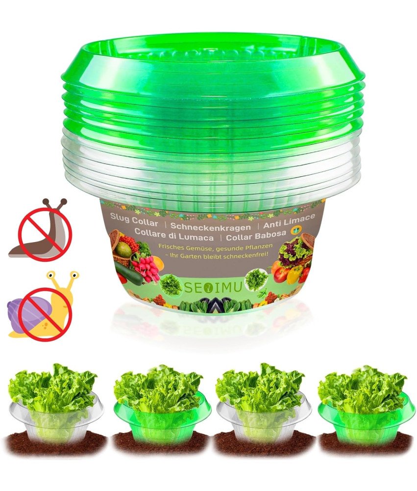 Obręcze Kołnierze Przeciw Ślimakom 20 Sztuk Plastikowe Pierścienie Ochronne