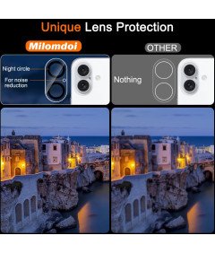 3-PAK Folia Ochronna Szkło Hartowane 9H+ do iPhone 16 Plus