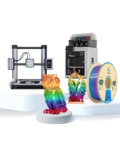 YOUSU Filament do Drukarki 3D Gradient Tęcza Wielokolorowy 1,75 mm 1kg