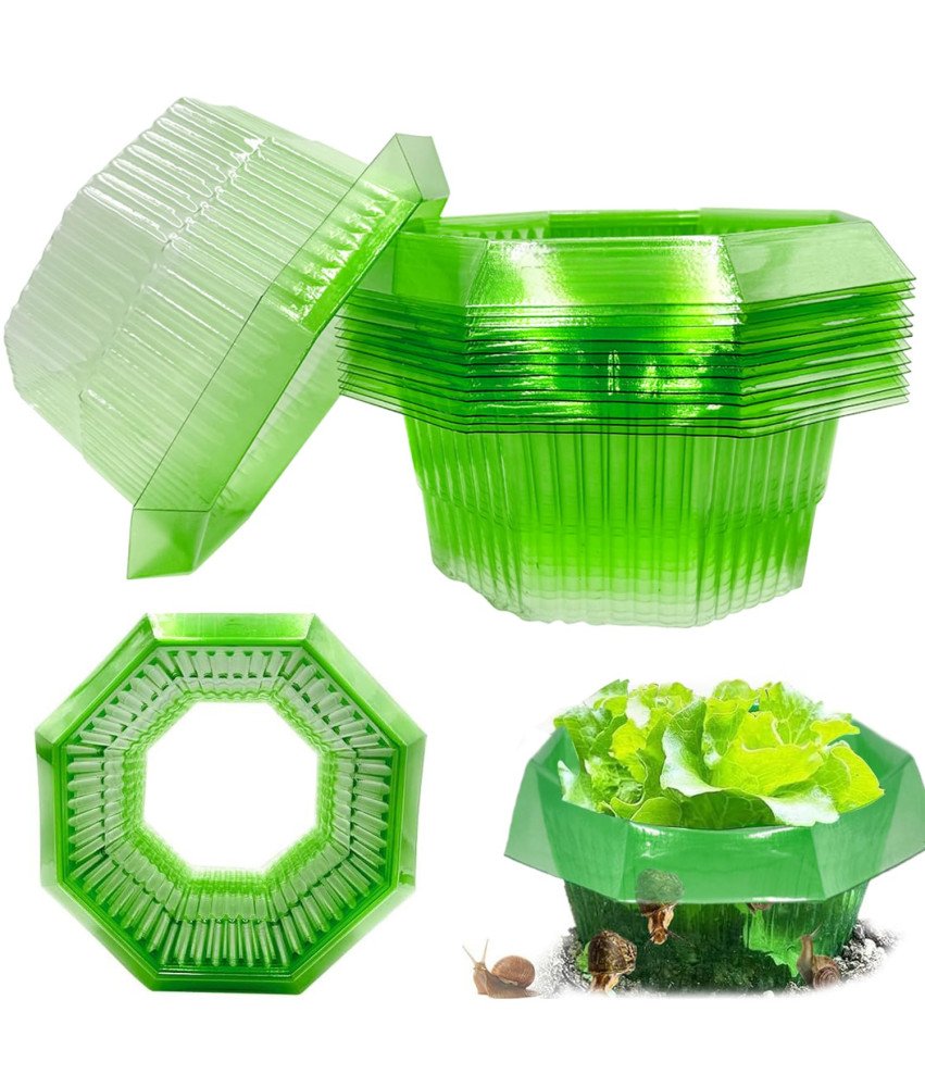 Kołnierze Obręcze Przeciw Ślimakom 20 Sztuk Ø 24cm Ochrona Warzyw i Kwiatów