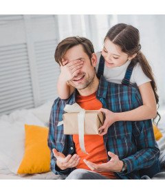 Męska Bransoletka Prezent Dla Taty Stal  Skóra ,,Te quiero, el mejor PAPÁ''