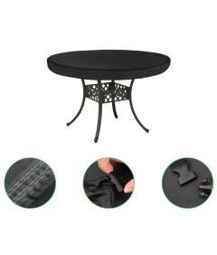 Pokrowiec Ochronny na Stół Okrągły Balkonowy Wodoodporny 106 x 10 cm