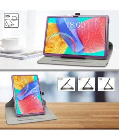 Etui Obrotowe do TECLAST P25T 10,1" Skóra PU z Funkcją Stojaka Fioletowe