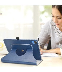 Etui Obrotowe do TECLAST P25T 10,1" Skóra PU z Funkcją Stojaka Niebieskie