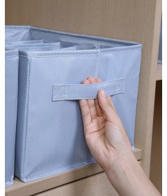 Organizery do Garderoby do Przechowywania 5 Przegródek 6 Sztuk Szare