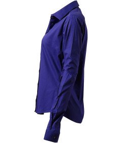 FLY HAWK Koszula Damska z Długim Rękawem Elastyczna Niebieska Rozmiar L