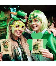 Kartki Okolicznościowe Dzień Świętego Patryka 24 Sztuki 15x20cm z Kopertami