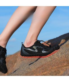 Kyopp Buty Dziecięce Barefoot Oddychające Turystyczne Rozmiar 31 Czarne