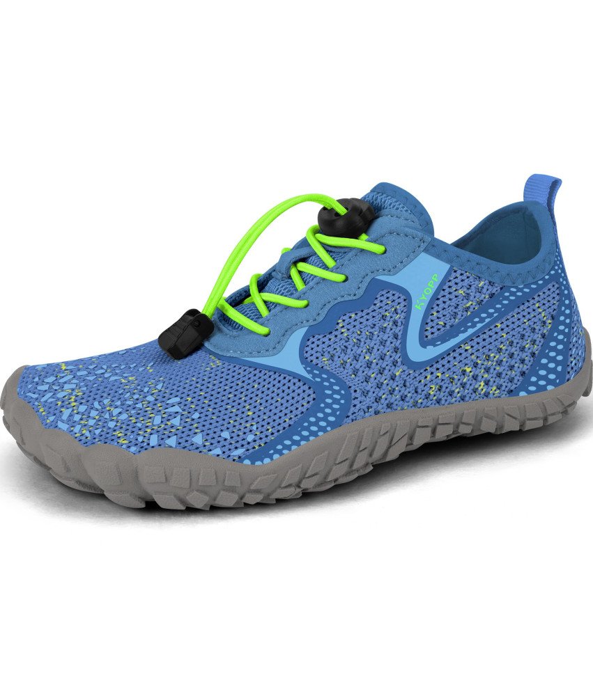 Kyopp Buty Dziecięce Barefoot Oddychające Turystyczne Rozmiar 30 Niebieskie