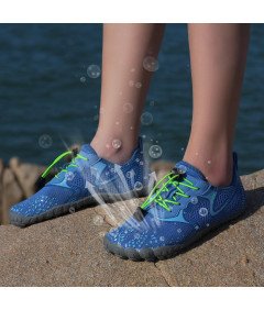 Kyopp Buty Dziecięce Barefoot Oddychające Turystyczne Rozmiar 30 Niebieskie