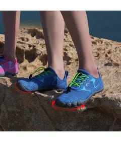 Kyopp Buty Dziecięce Barefoot Oddychające Turystyczne Rozmiar 30 Niebieskie