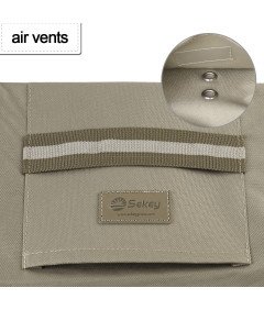 Sekey Pokrowiec na Parasol 160x62 cm Oxford 600D Wodoodporny UV Brązowy