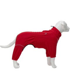 Kurtka Ubranko dla Psa Kamizelka Polarowa Ciepła na Zimę Czerwona M