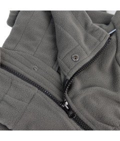 Kurtka Ubranko dla Psa Kamizelka Polarowa Ciepła na Zimę Szara 3XL