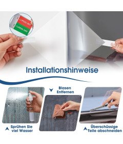 Folia Okienna Lustrzana UV 75x300 cm Termiczna Samoprzylepna Jednostronna