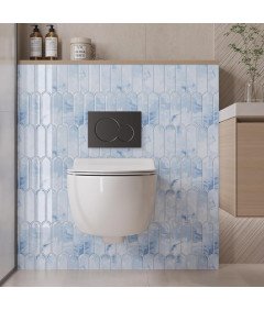 Samoprzylepne Panele Ścienne 20 Sztuk 30,5 x 30,5 cm 1,86 m² Niebieskie