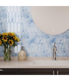 Samoprzylepne Panele Ścienne 20 Sztuk 30,5 x 30,5 cm 1,86 m² Niebieskie