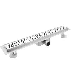 Odpływ Liniowy Prysznicowy Bąbelkowy Stal Nierdzewna z Syfonem 120x11 cm