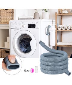 Uniwersalny Wąż Odpływowy 2,5 m Zestaw Przedłużający do Pralki i Zmywarki