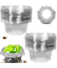 Obręcze Przeciw Ślimakom 20 Sztuk Ø 24 cm Plastikowe Wielokrotnego Użytku