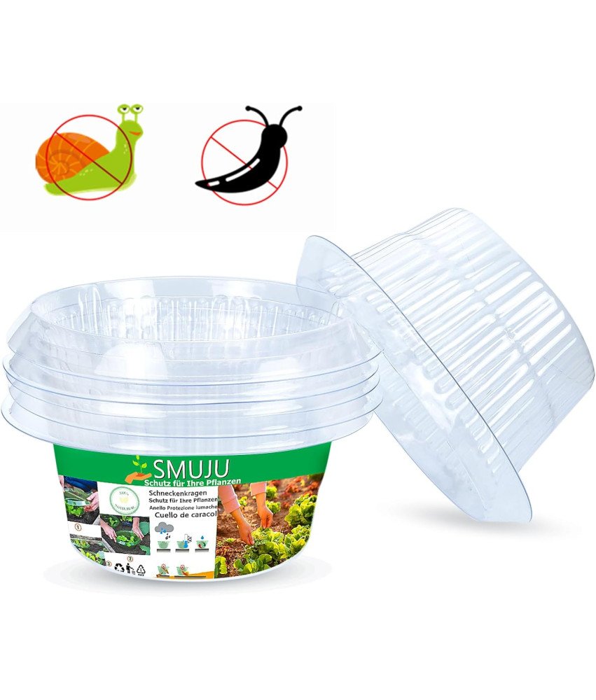 Osłony Przeciw Ślimakom 15 Sztuk Ochrona do Warzyw i Kwiatów 24x12 cm
