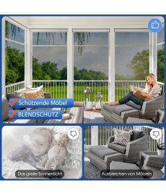 Folia Okienna Lustrzana Samoprzylepna 44,5x200 cm UV Termoizolacyjna