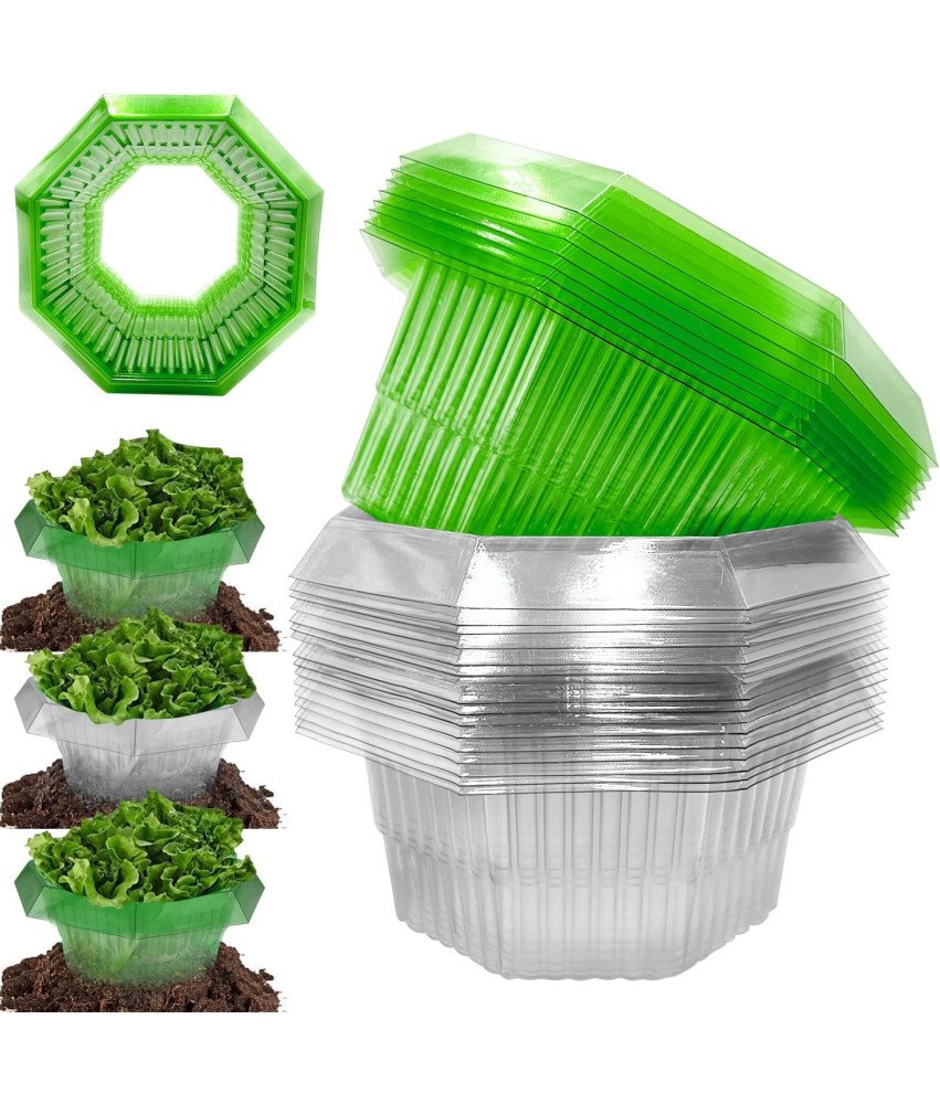 Kołnierze Przeciw Ślimakom Pierścienie Ochronne Ogrodowe do Roślin 10 Sztuk