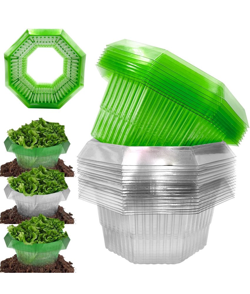 Obręcze Kołnierze Przeciw Ślimakom 20 Sztuk Ø 24 cm Ochrona Roślin Warzyw