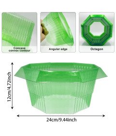 Obręcze Kołnierze Przeciw Ślimakom 20 Sztuk Ø 24 cm Ochrona Roślin Warzyw