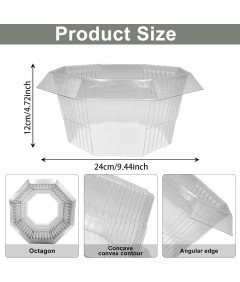 Obręcze Kołnierze Przeciw Ślimakom 20 Sztuk Ø 24 cm Ochrona Roślin Warzyw