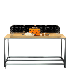 GuineaLoft Klatka Akrylowa dla Świnek Morskich i Królików 122x61 cm