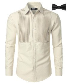 JOGAL Męska Koszula na...