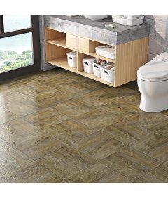 Samoprzylepne Panele Płytki PCV 90×15 cm Wodoodporne Brązowe 18 Sztuk