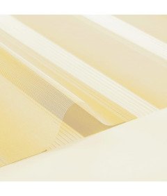 Roleta Podwójna 110x130 cm Beżowa Bez Wiercenia z Regulacją Światła