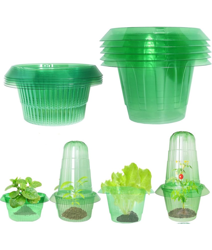 Zestaw 10 Osłon Przeciw Ślimakom do Roślin 24cm Ekologiczne Barierki