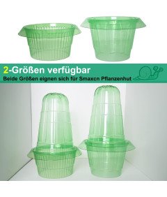 Zestaw 10 Osłon Przeciw Ślimakom do Roślin 24cm Ekologiczne Barierki