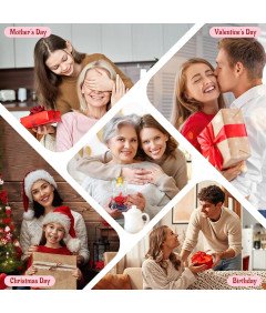 Figurka Anioła z Różami Czerwone Złoto Prezent dla Mamy Babci