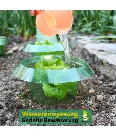 Zestaw 10 Osłon Przeciw Ślimakom do Roślin 24cm Ekologiczne Barierki