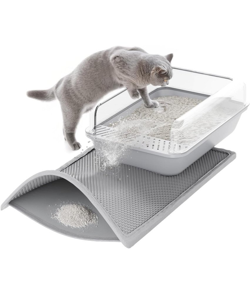 Mata Pod Kuwetę dla Kota 2 szt. 38x61cm Wodoodporna Struktura Plastra Miodu