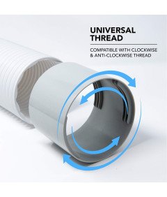 Adapter Węża Wydechowego 150 mm Uniwersalne Złącze Wentylacyjne