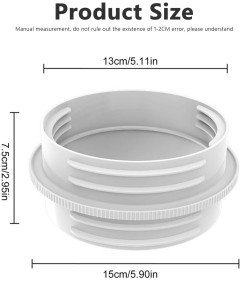 Uniwersalna Złączka Klimatyzatora 130/150 mm Adapter Wydechowy z ABS