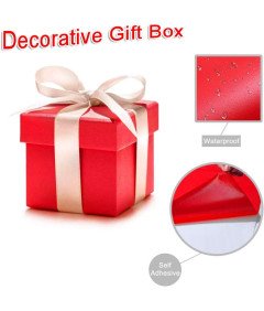 Tapeta Samoprzylepna 40×200cm Winylowa Wodoodporna Do Dekoracji Czerwona