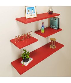 Tapeta Samoprzylepna 40×200cm Winylowa Wodoodporna Do Dekoracji Czerwona