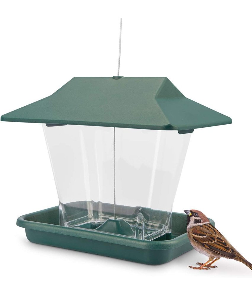 Wisząca Budka Dla Ptaków Karmnik Stacja Do Całorocznego Karmienia Ptaków