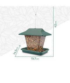 Wisząca Budka Dla Ptaków Karmnik Stacja Do Całorocznego Karmienia Ptaków