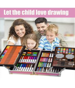Zestaw Artystyczny Dla Dzieci 139 Elementów Walizka Do Rysowania Prezent