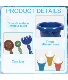 Zestaw Zabawek Do Piaskownicy Dla Dzieci Wiaderko Łopatki Ogrodowe